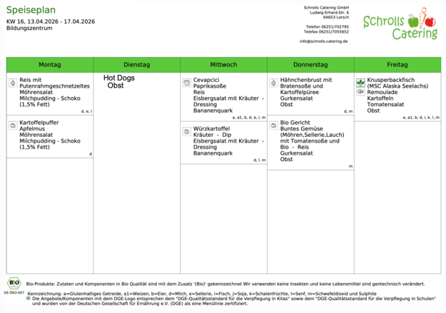Speiseplan 13.-17.04.2026 Speiseplan 13.-17.04.2026