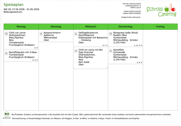 Speiseplan 27.-30.04.2026 Speiseplan 27.-30.04.2026